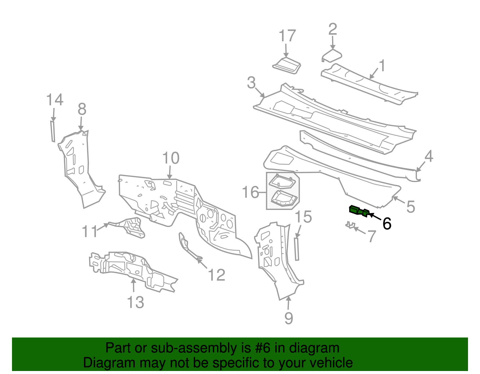 Bracket - GM (15713181)