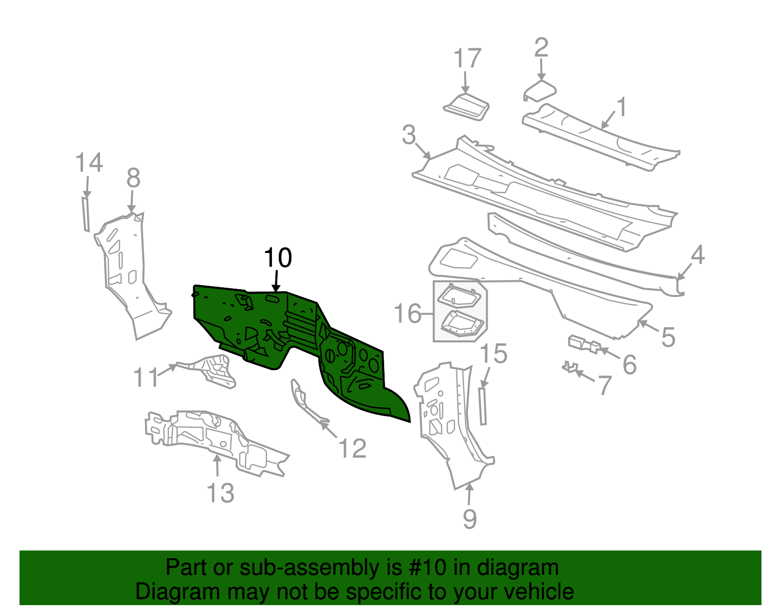 Panel - GM (89025527)