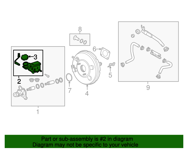 20172022 Kia Sportage Brake Master Cylinder Reservoir 58511D9200