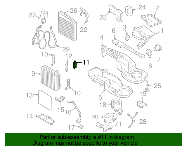 20052014 Volvo XC90 Expansion Valve 30780558 OEM Parts Online