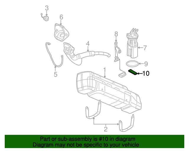20022004 GM Fuel Filter 25164003 GM Parts Center