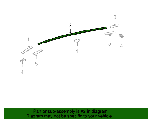 20102015 Lexus Drip Molding 755550E020 LexusOfKendall