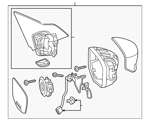 Genuine Honda Parts 76250-S84-A21ZC Honda Accord Left Side Taffeta White Door Mirror Assembly Genuine Honda Parts 76250-S84-A21ZC Honda Accord Left Side Taffeta White Door Mirror Assembly
