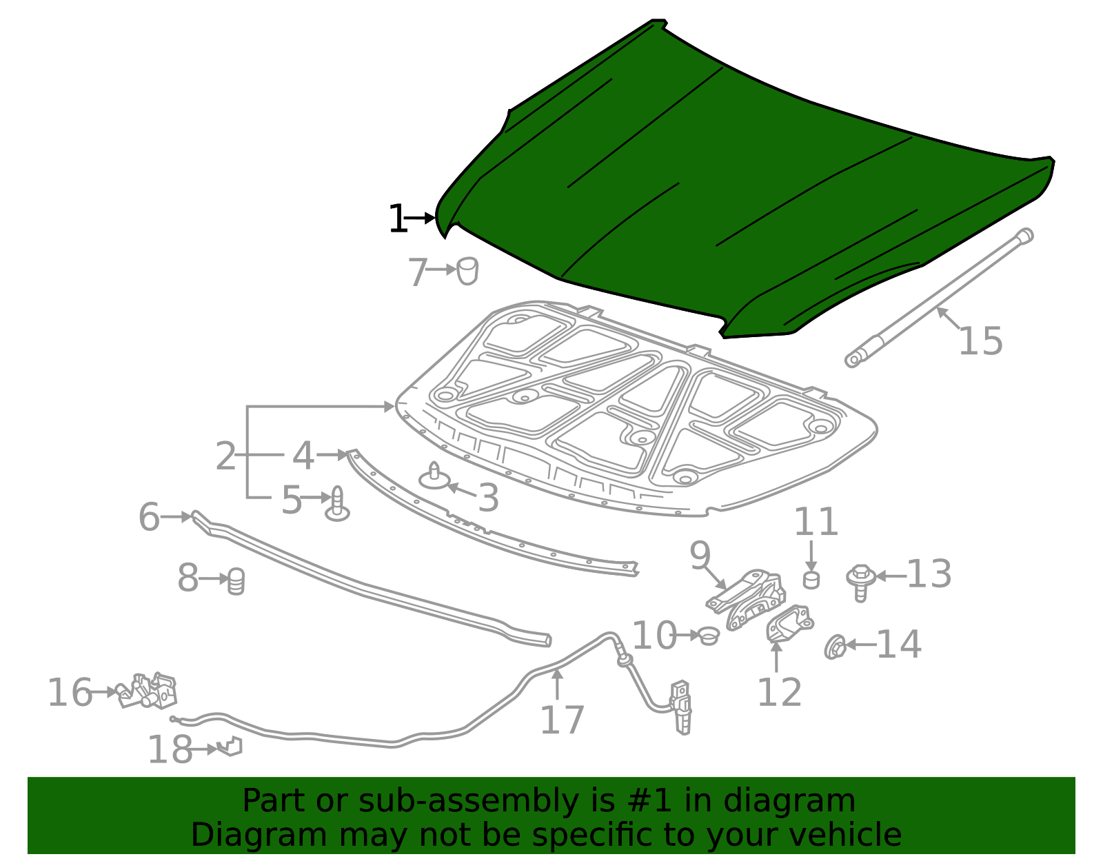 Hood - GM (84015798)