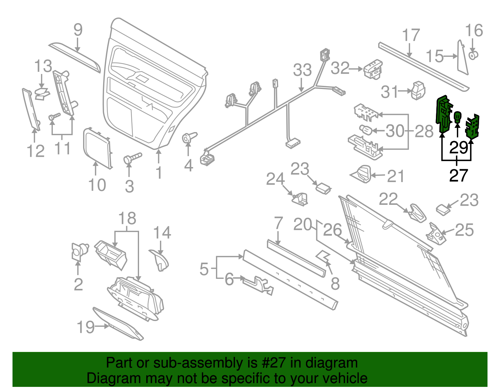Warning Lamp - Volkswagen (7L0-947-411)