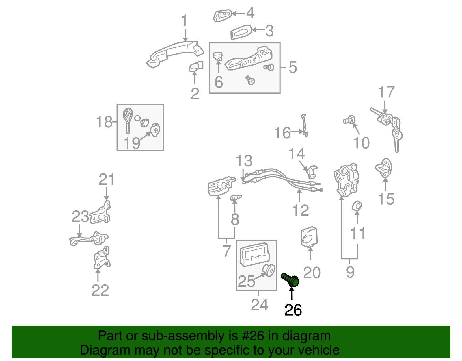 Lift-Gate Trim Scuff Plate Bolt - Scion (90119-06775)