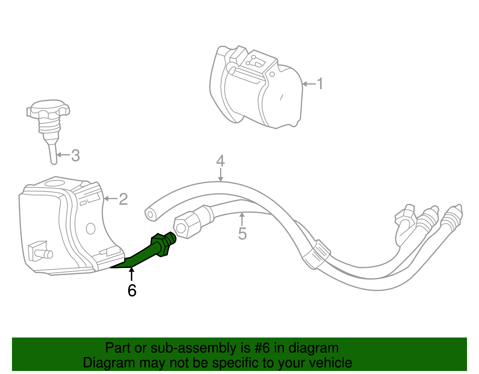 Pipe Assembly, P/S Gr Inl - GM (19303603)
