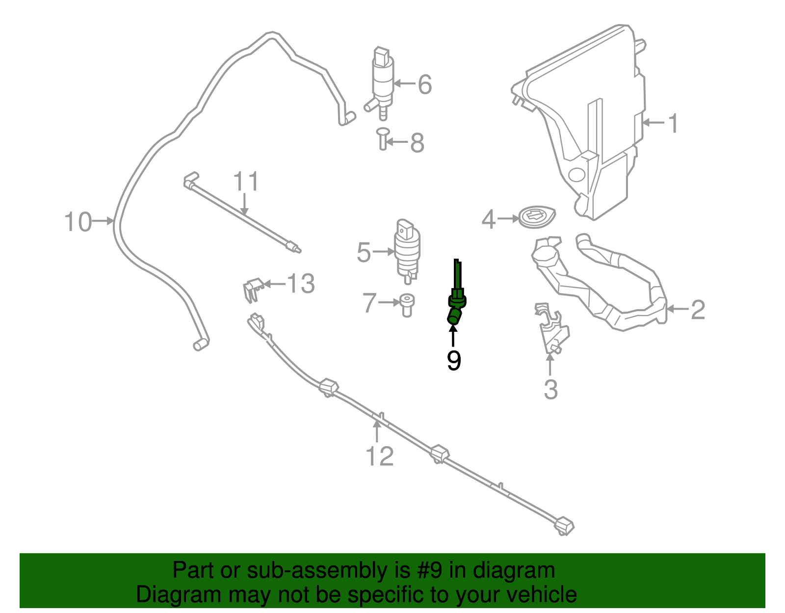 17137553919 - 1996-2019 BMW Fluid Level Sensor (17-13-7-553-919) | BMW ...