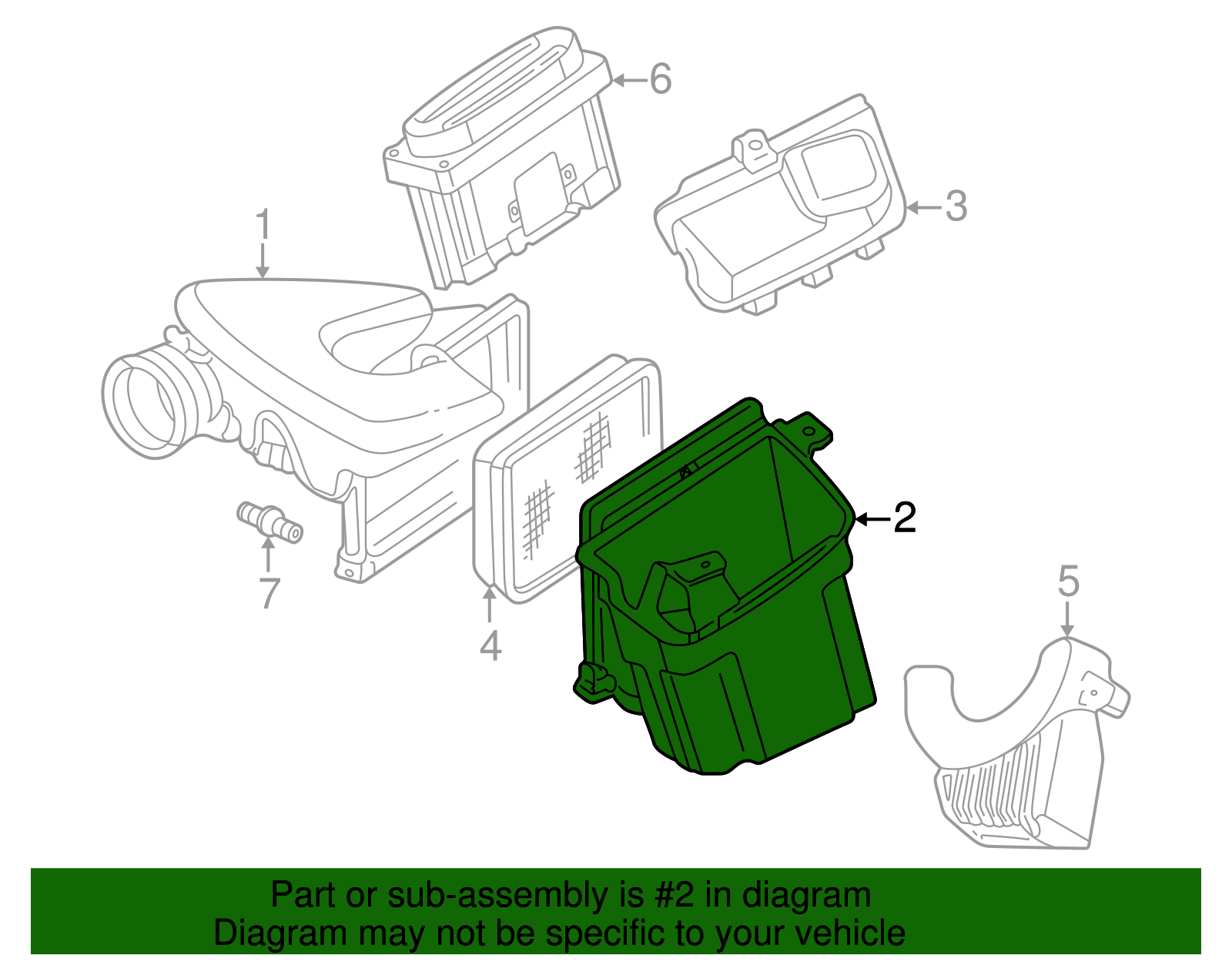 Cleaner Assembly, Air - Cadillac (89047771)