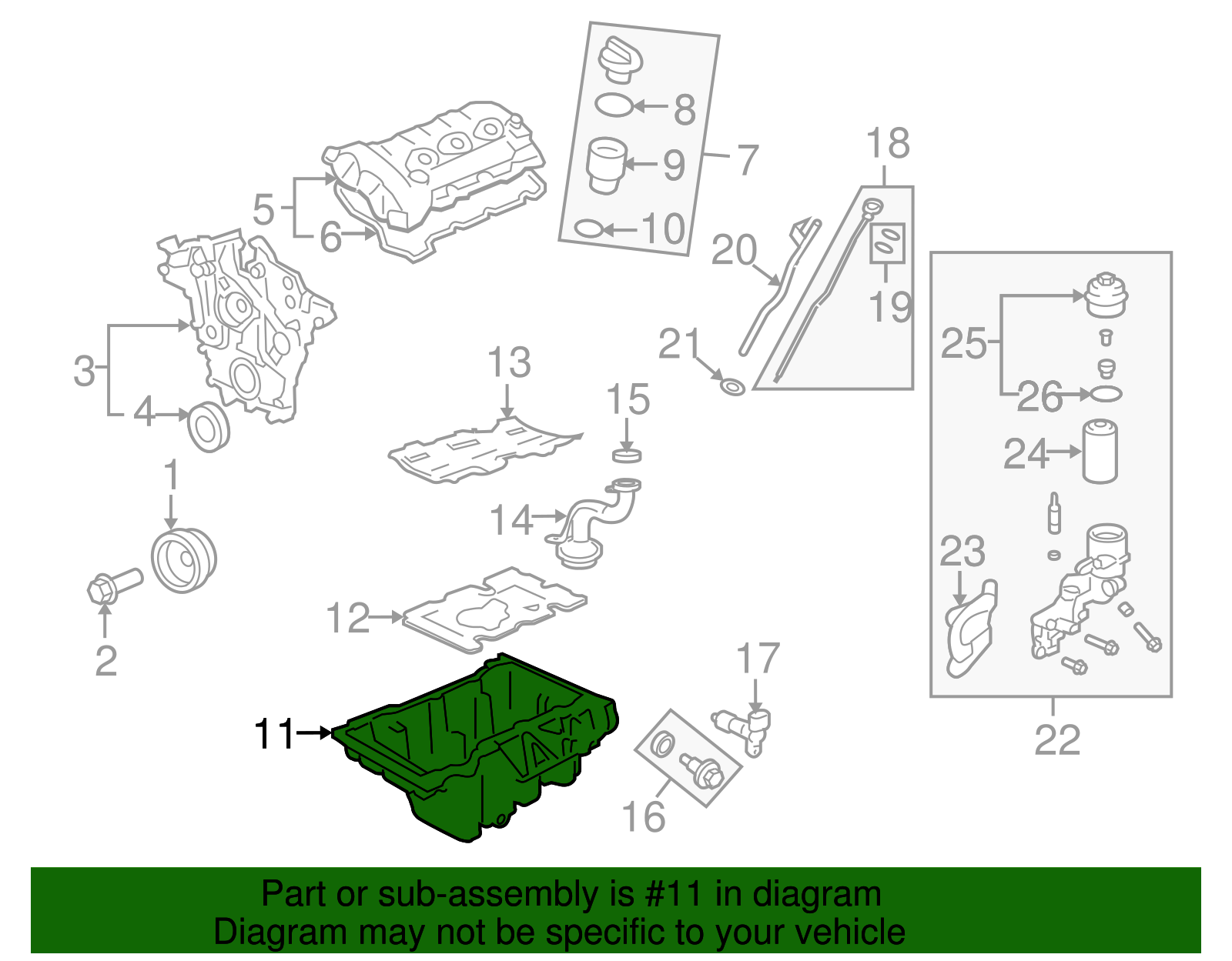 Oil Pan - GM (92266884)