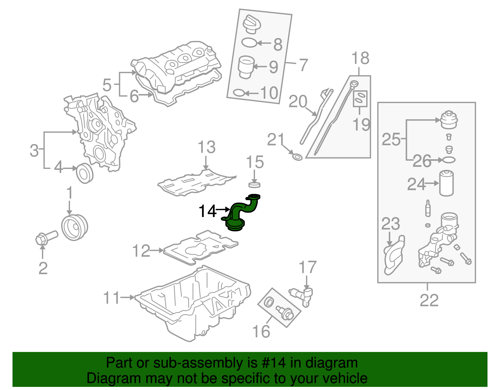 Engine Oil Pump Suction Pipe - GM (92237375)