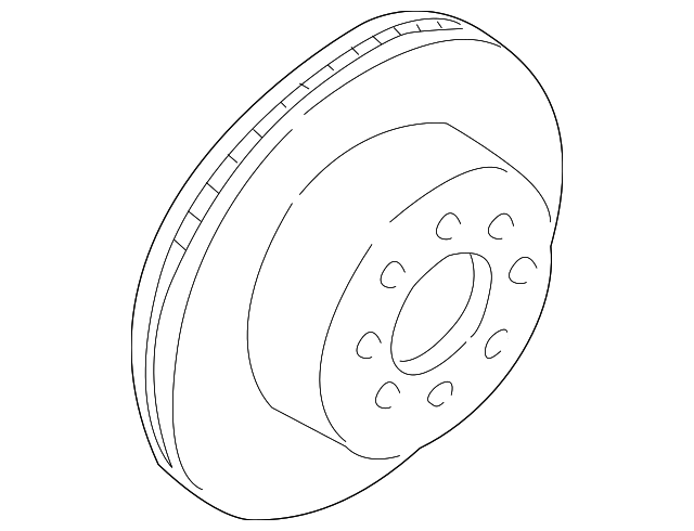 GM OEM Rear Brake-Rotor 15769474