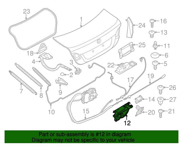 20102019 BMW Lock Actuator 51247269543
