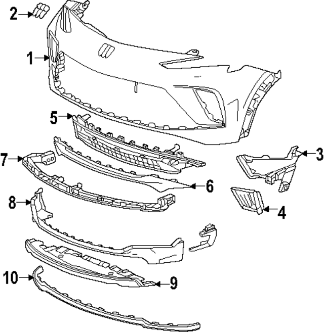 2024 Buick Encore GX F Grille 42771027 | GM Parts Center 