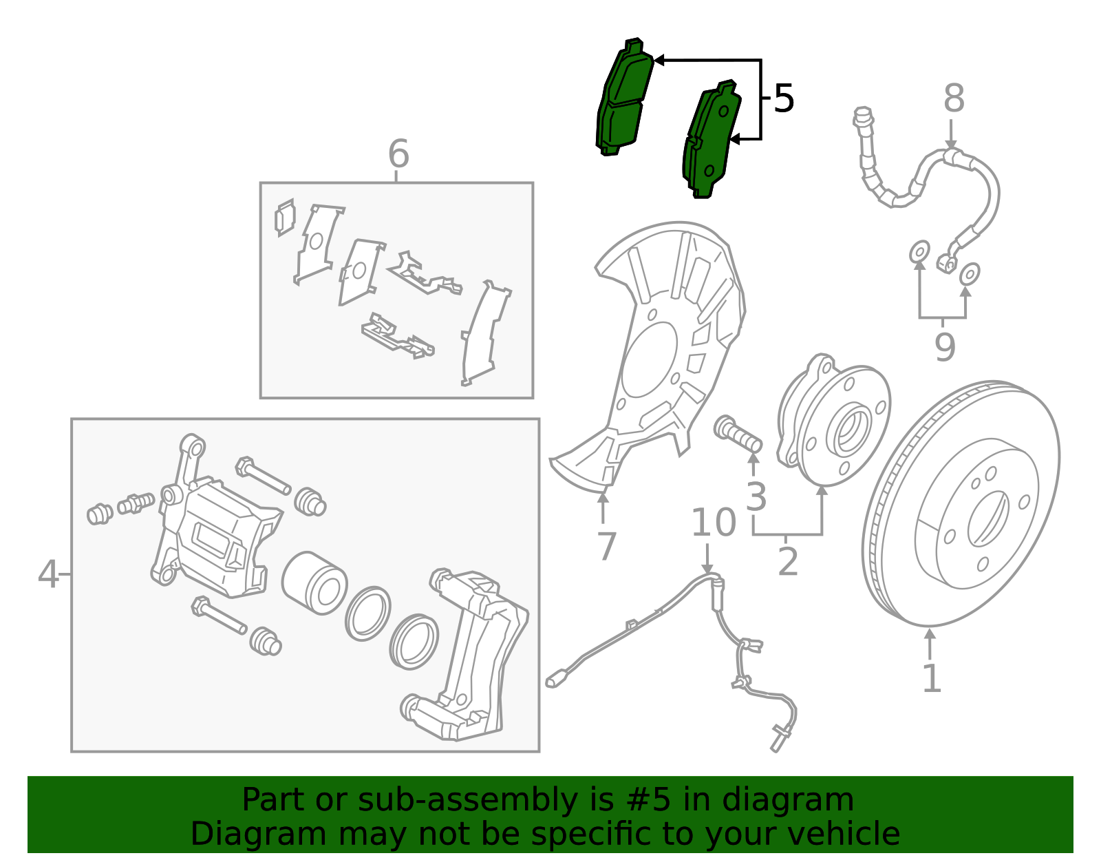 Brake Pads Front - Scion (04465-WB001)