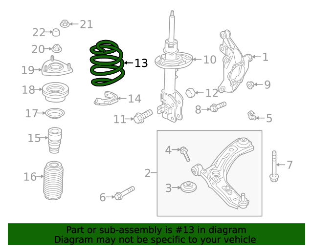 20192021 Mazda 3 Coil Spring BDTS34011A MazdaParts