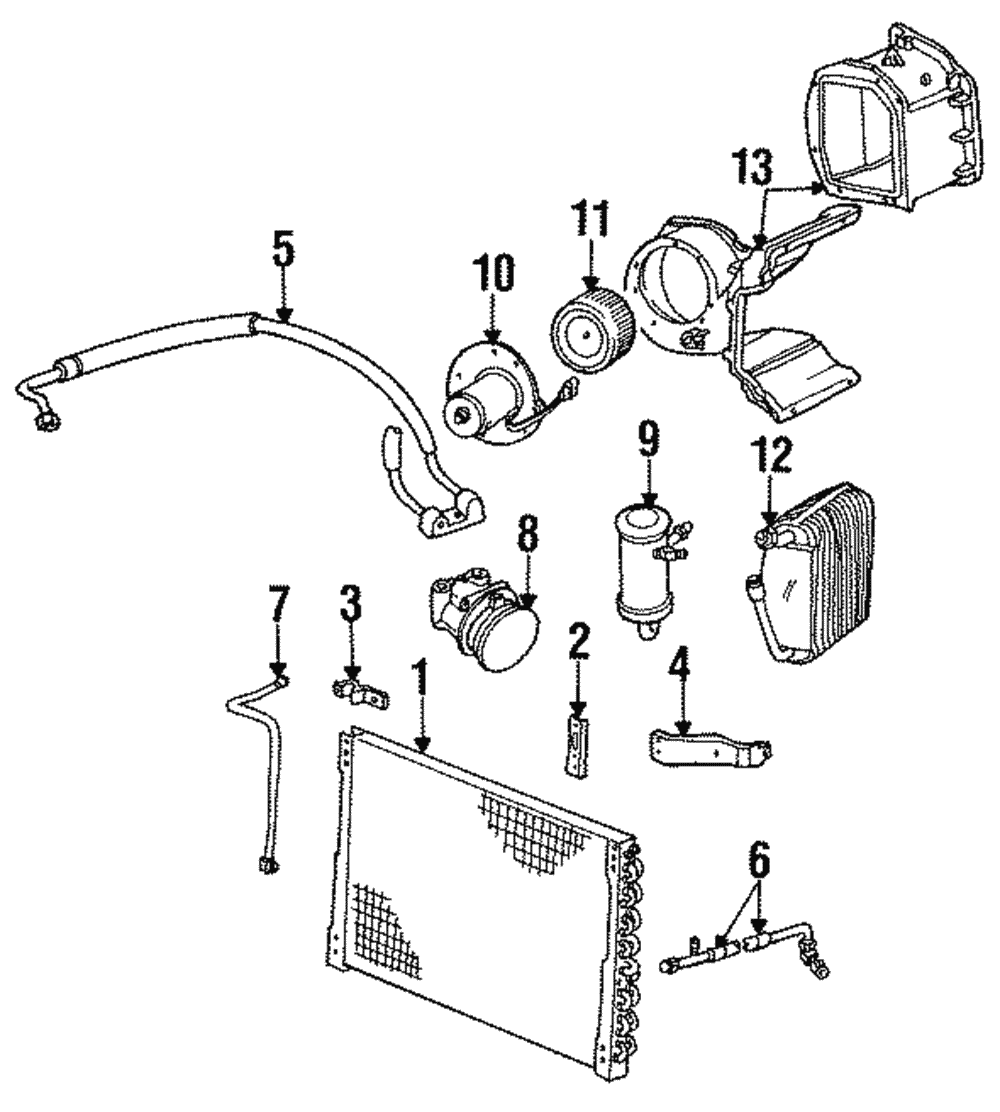 A/C Compressor - Ford (E7TZ-19V703-BARM)