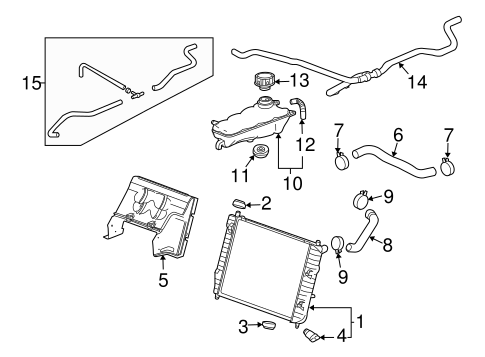 Radiator & Components for 2006 Chevrolet Corvette GM Parts Center
