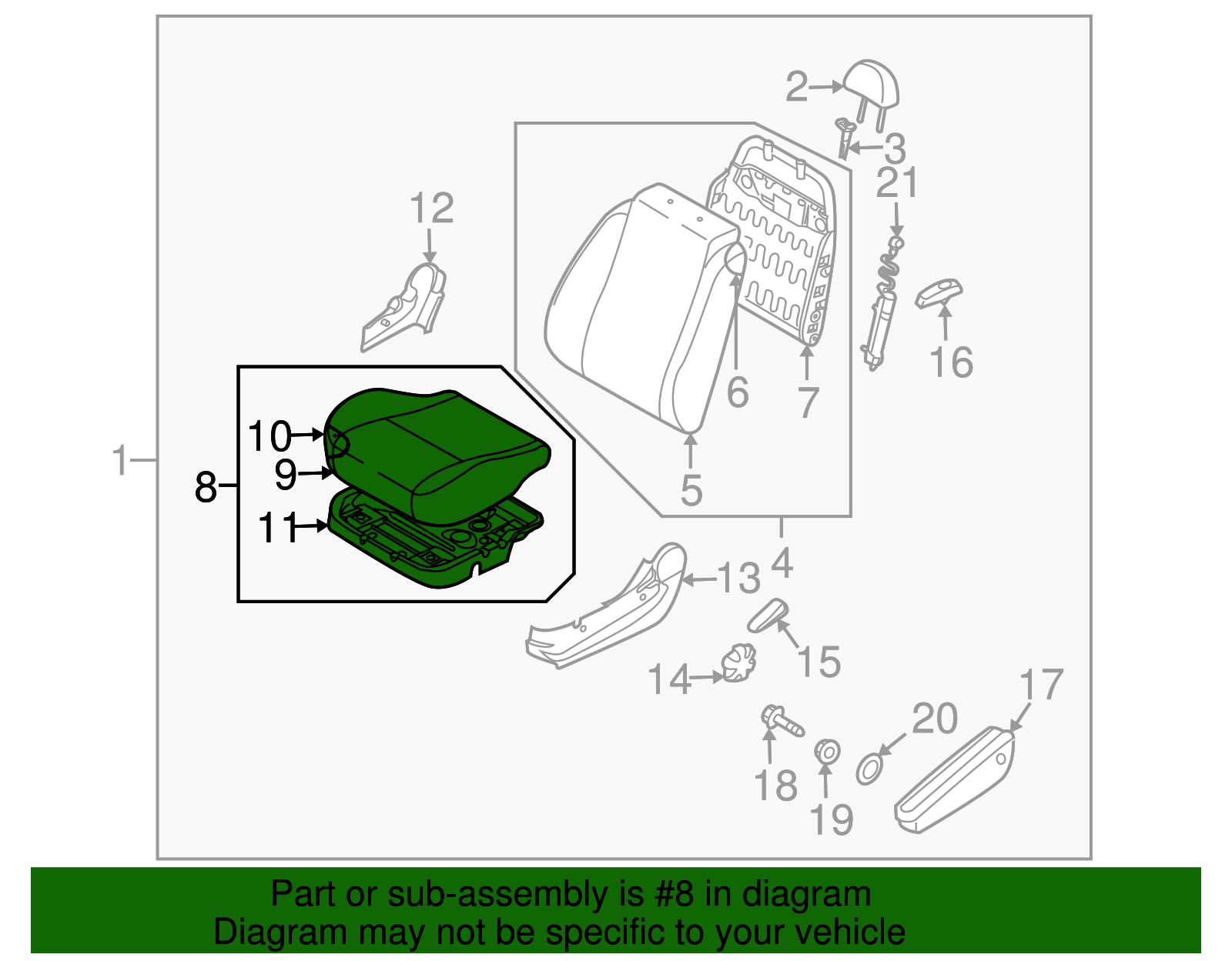 Cushion - GM (96870143)