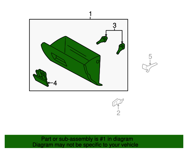 20062011 Kia Glove Box Assembly 845101G400XI OEM Parts Online