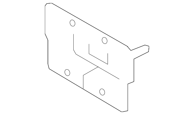 2011-2015 Hyundai Sonata Bumper Cover Bracket 86641-4R000 | QuirkParts