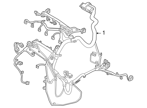 Wiring Harness for 2008 Land Rover LR2 | Land Rover Parts Counter