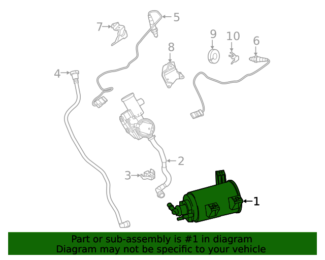 16-13-7-371-251 - Vapor Canister 2017-2023 BMW | AutoNationParts.com