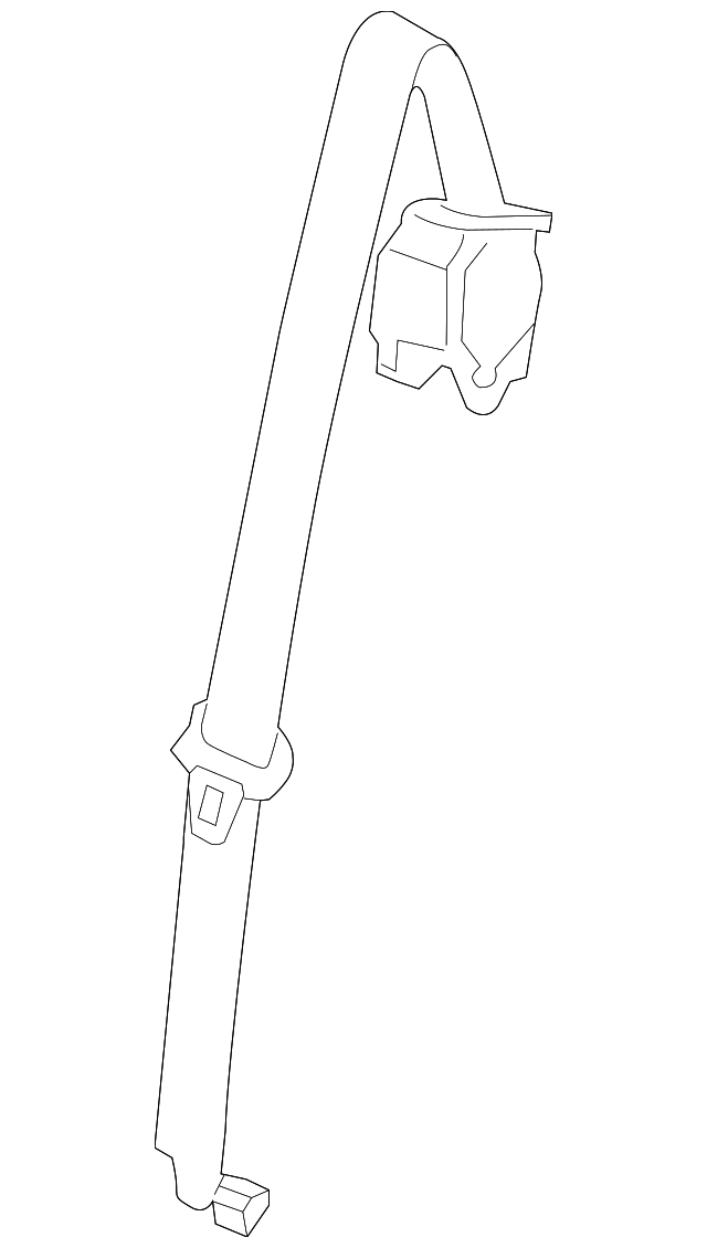 20142015 Kia Sorento Center Seat Belt 89810 1U750H9 QuirkParts