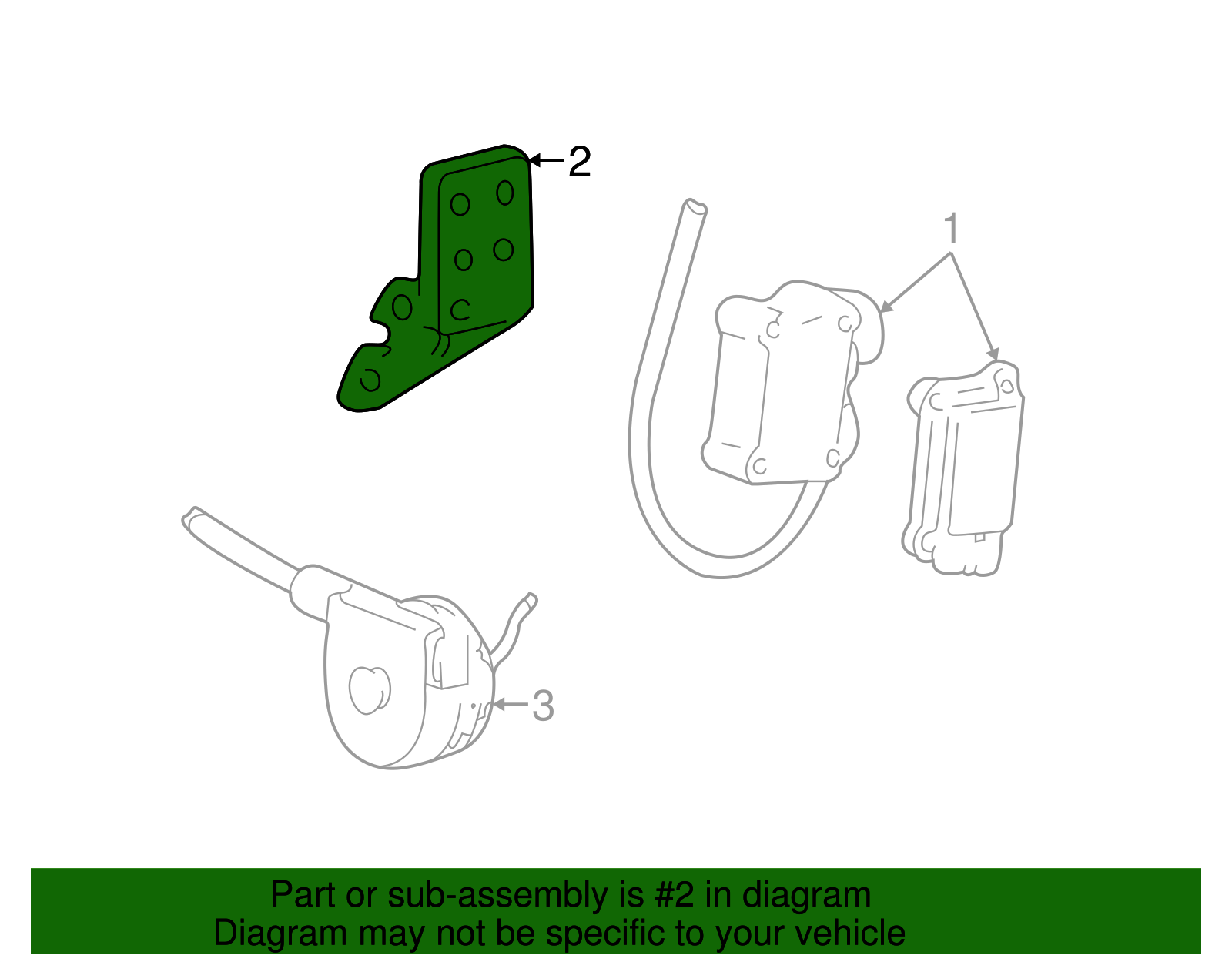 Cruise Servo Bracket - Ford (XW4Z-9C736-AB)