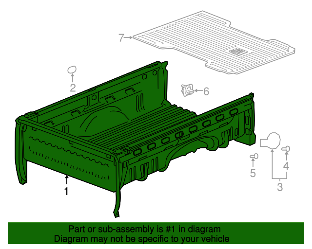 20142019 GM Truck Bed Assembly 84148853 GM Parts Online