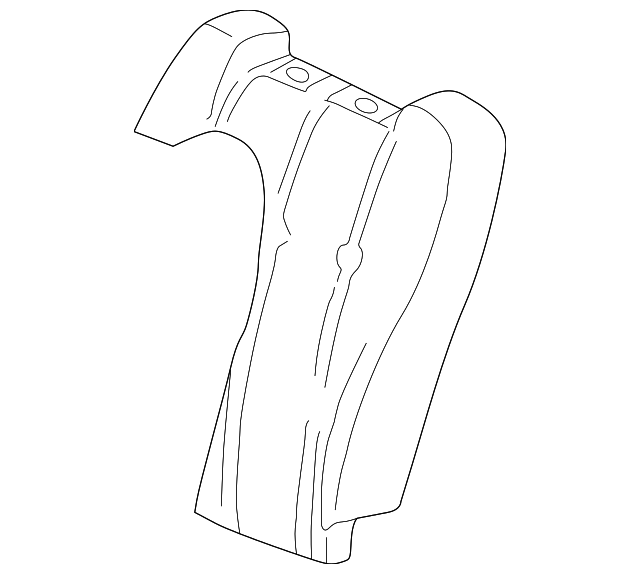 TOYOTA Genuine 71551-0C030 Seat Back Pad