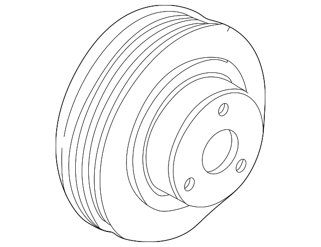 Engine Water Pump Pulley - Ford (XW4Z-8509-AA)