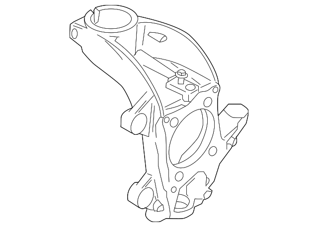 31-21-6-757-498 - Steering Knuckle - 2002-2008 Mini Cooper  