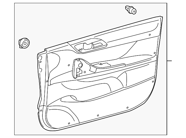 2012-2015 Scion iQ Door Trim Panel 67610-74040-C0 | Discount Parts Monster