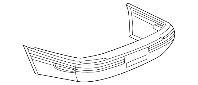 Rear Bumper Cover - GM (25651625)