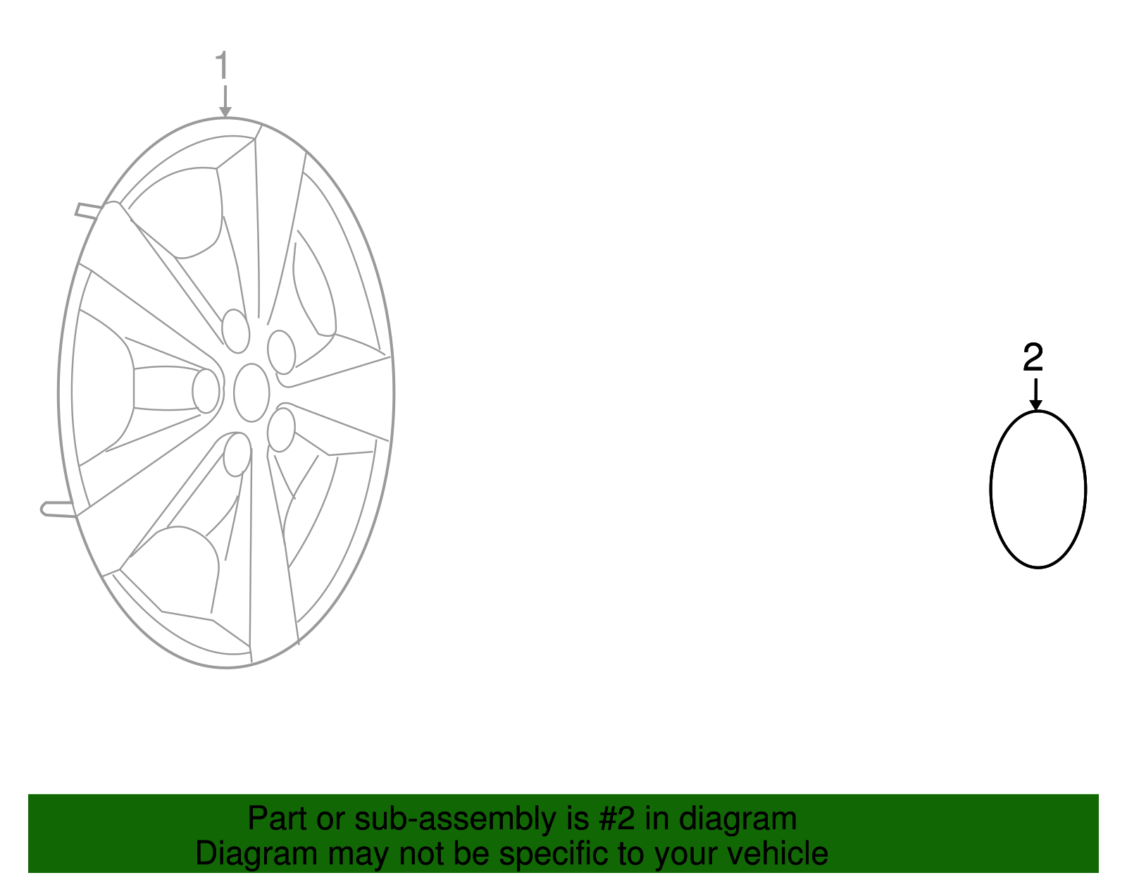 Cap Assembly - Hub - GM (9597567)