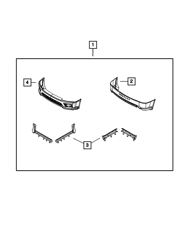 20082010 Jeep Compass Ground Effects Kit 82211406AB Mopar Estores