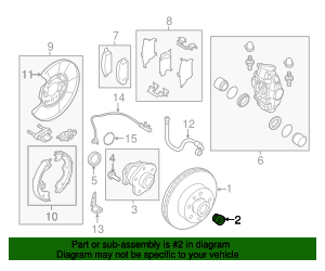 2003-2023 Nissan Rotor Plug 41098-8J000 | Nissan Parts Plus