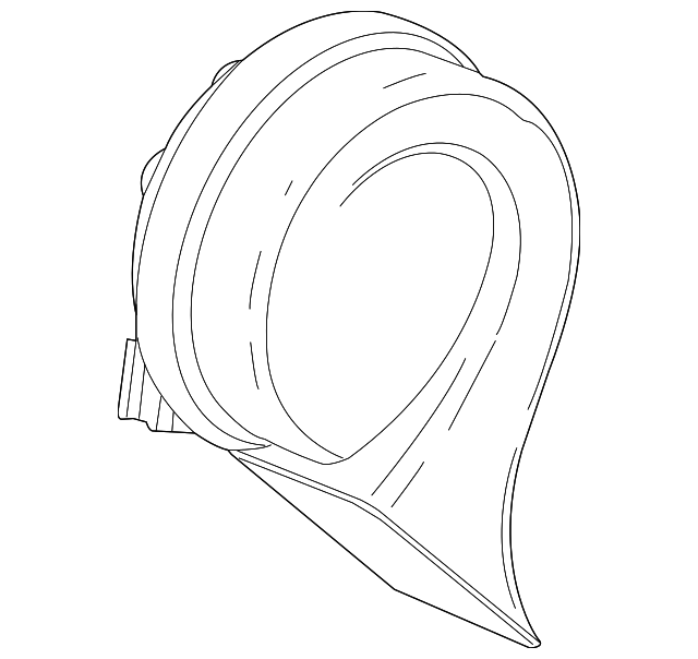 20152022 GM Low Note Horn 42385696 GM