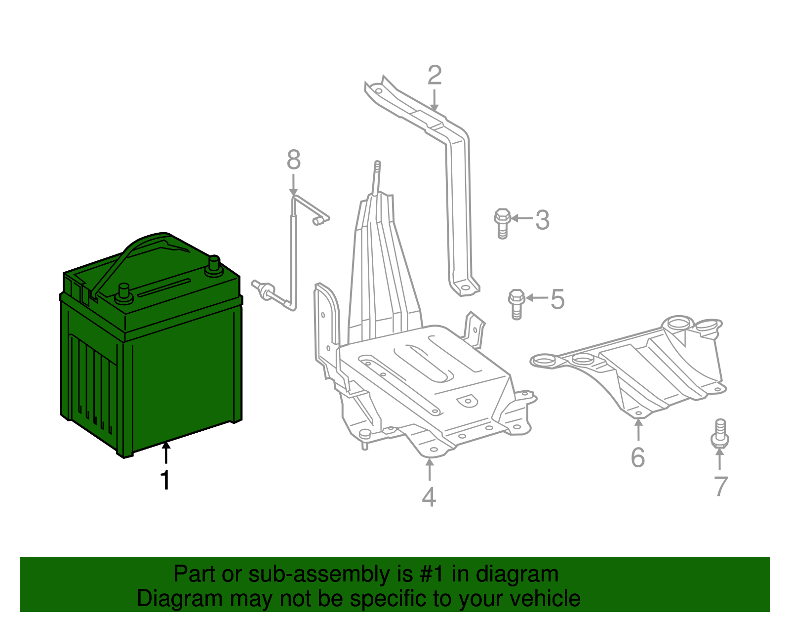 Battery - Scion (00544-25060-550)