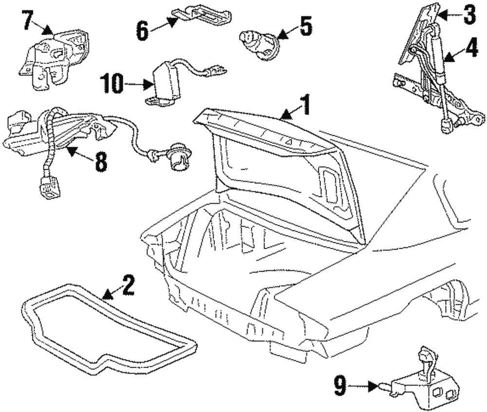 Lid Assembly, R/Cmpt                 <Use 1C6J - GM (12458415)
