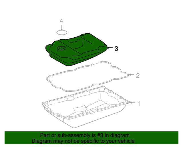 20072008 Toyota Tundra Transmission Filter 3533034010 OEM Parts Online