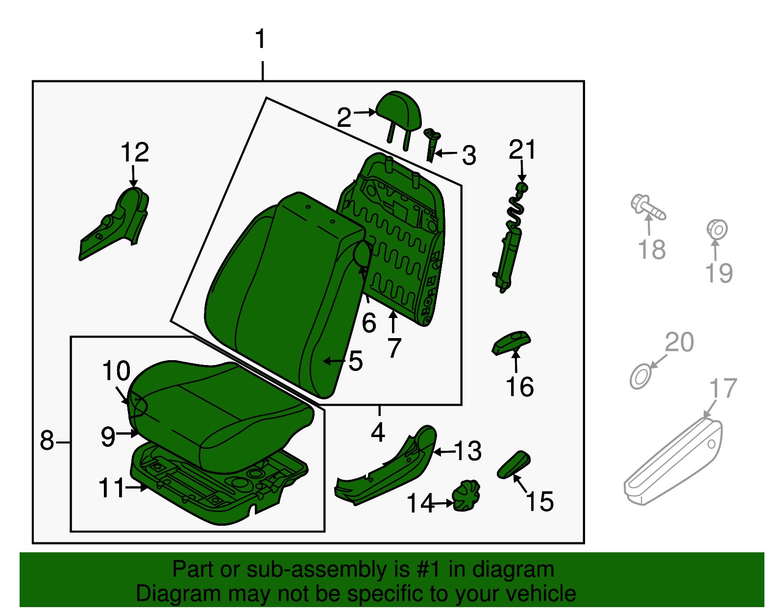 Seat - GM (96960126)