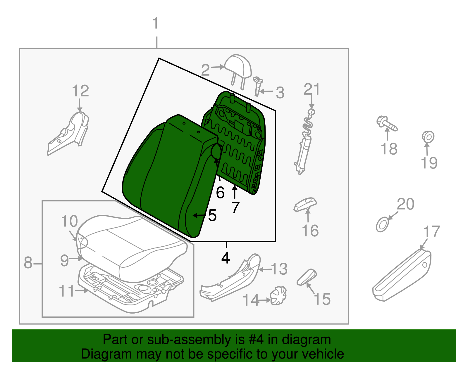 Cushion - GM (96953614)