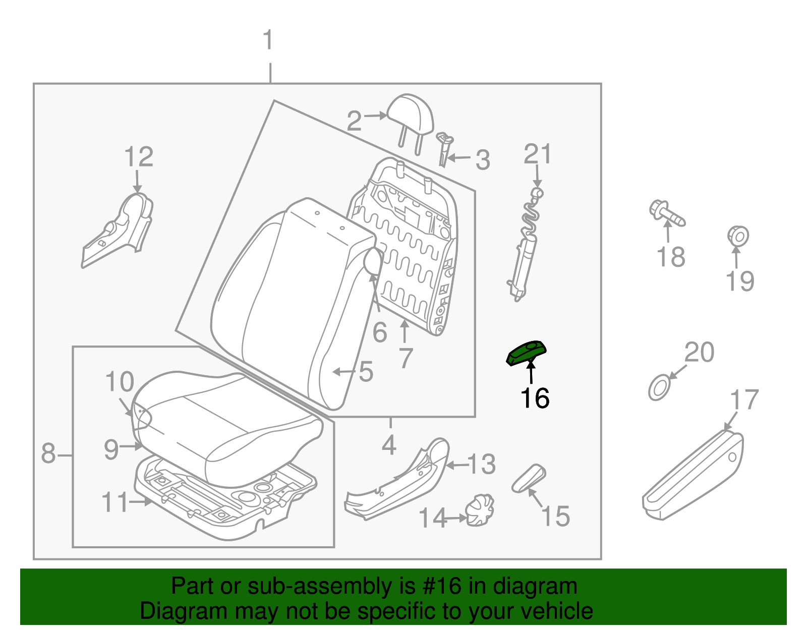 Knob - GM (96960121)