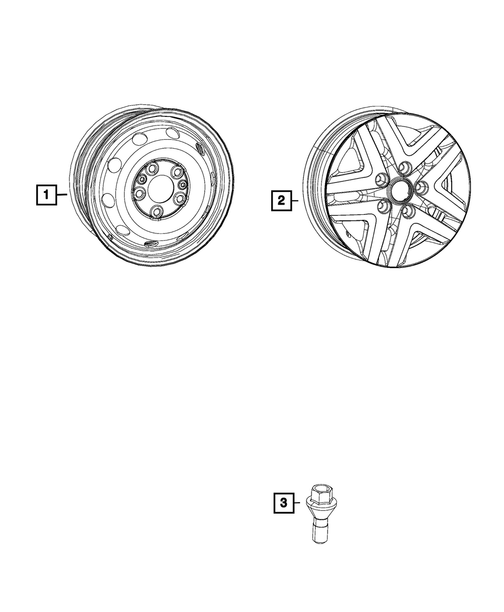 2024-2025 Ram Steel Wheel 68582588AA | My Mopar Parts