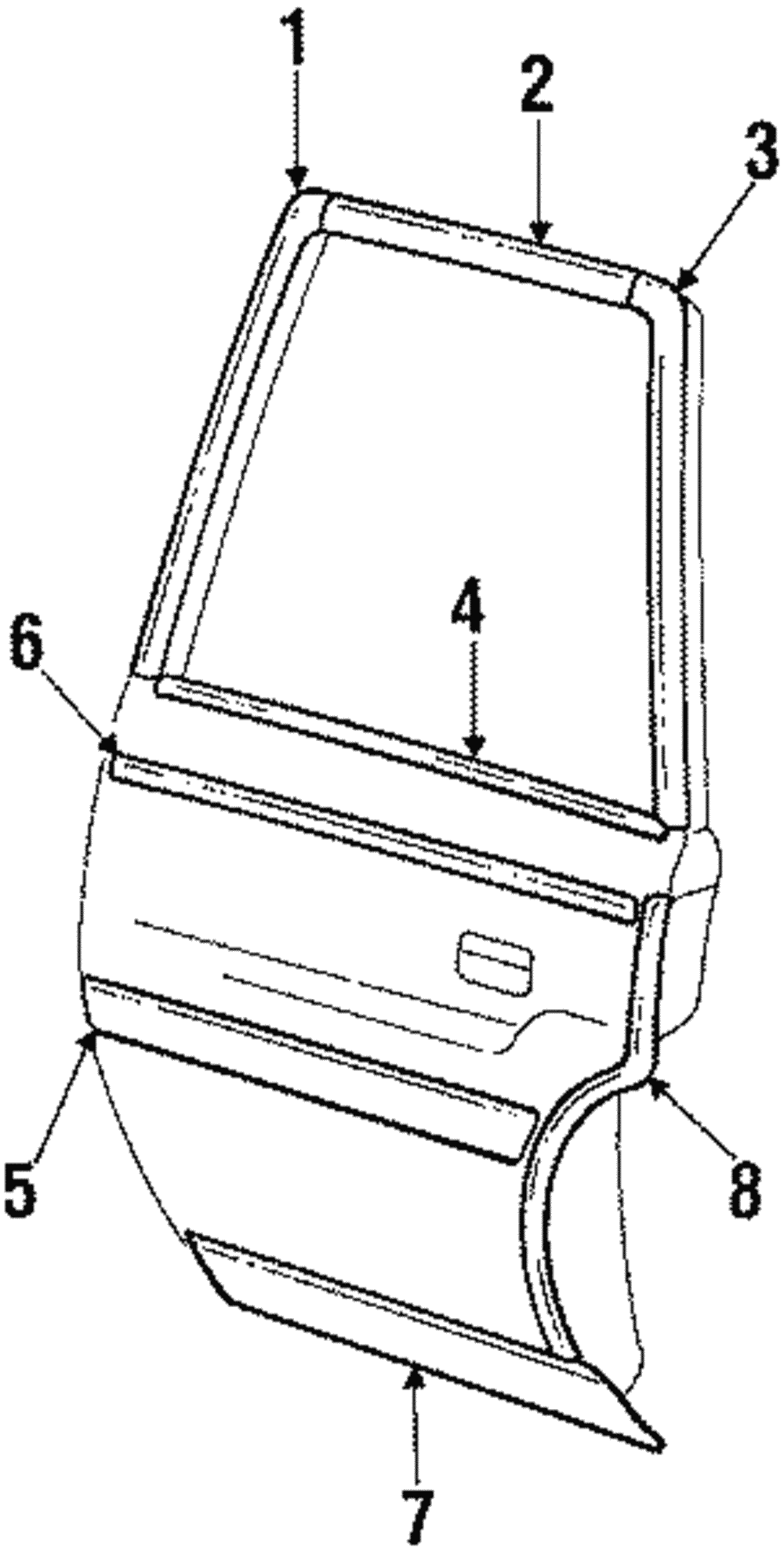 Molding Assembly, Front S/D - GM (1155630)
