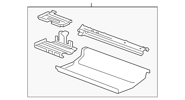 Rear Floor Rear Panel - GM (84097479)