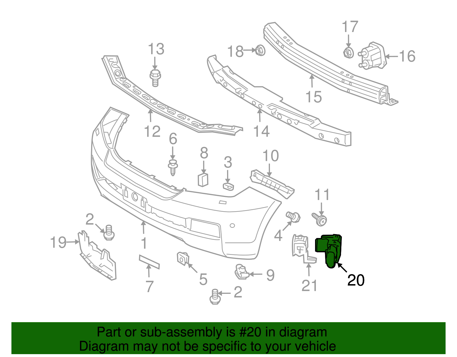 Park Sensor - Toyota (89341-33160-B4)