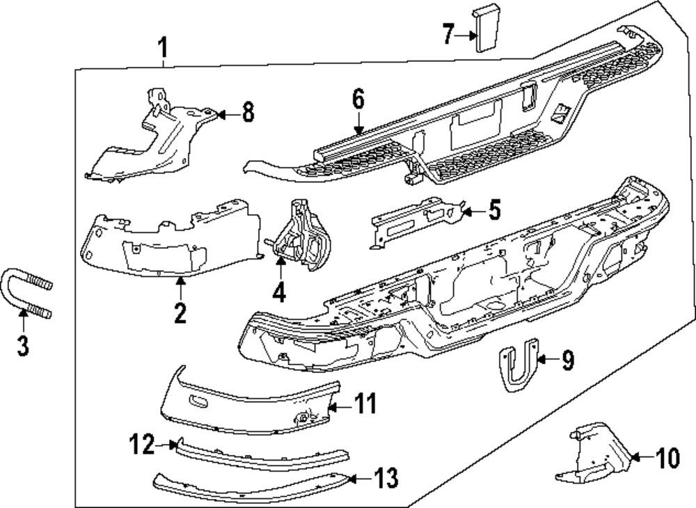 thumbnail interactive-video image 1 of Front Bumper Bracket Bolt & U-Nut Kit For Chevy Silverado 1500 (2007-2013) – 24pc 1 of 2